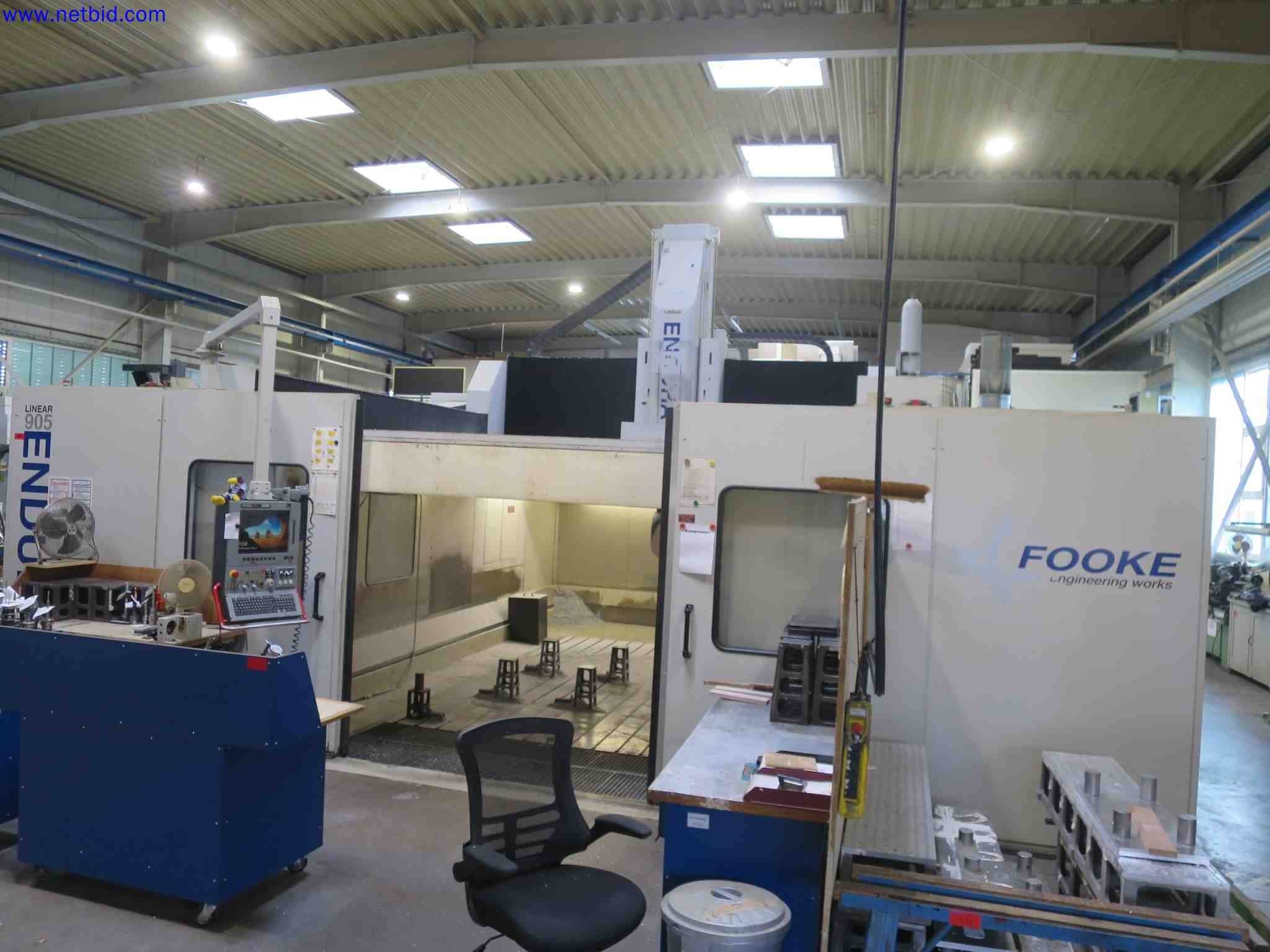 Langebettportalfräsmaschine (Nr. 1) Fooke Endura 905 Linear